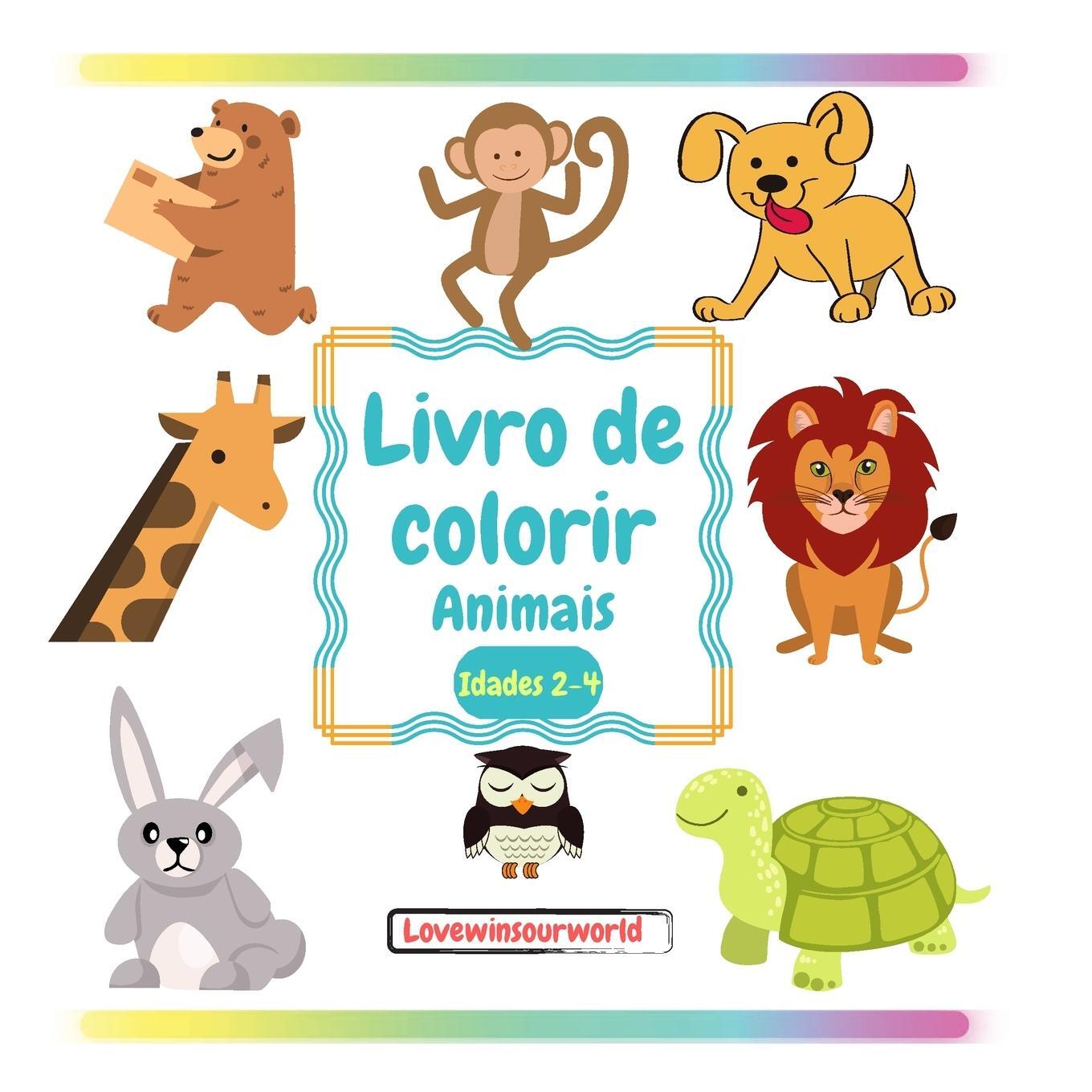 Cover: 9781291247282 | Livro para colorir Animais | Gabriela Oprea | Taschenbuch | Paperback