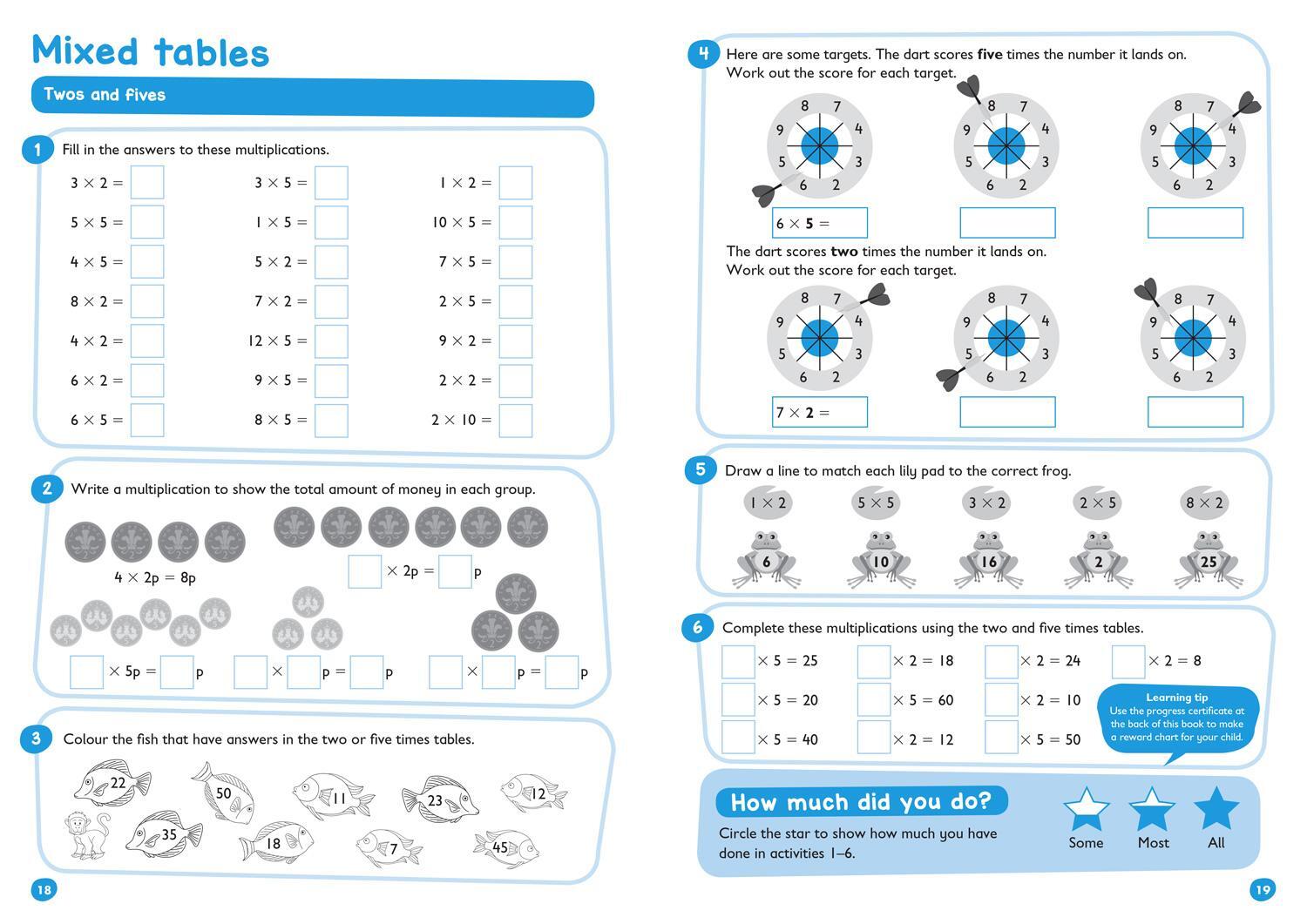 Bild: 9780008134396 | Times Tables Workbook Ages 5-7 | Ideal for Home Learning | Learning