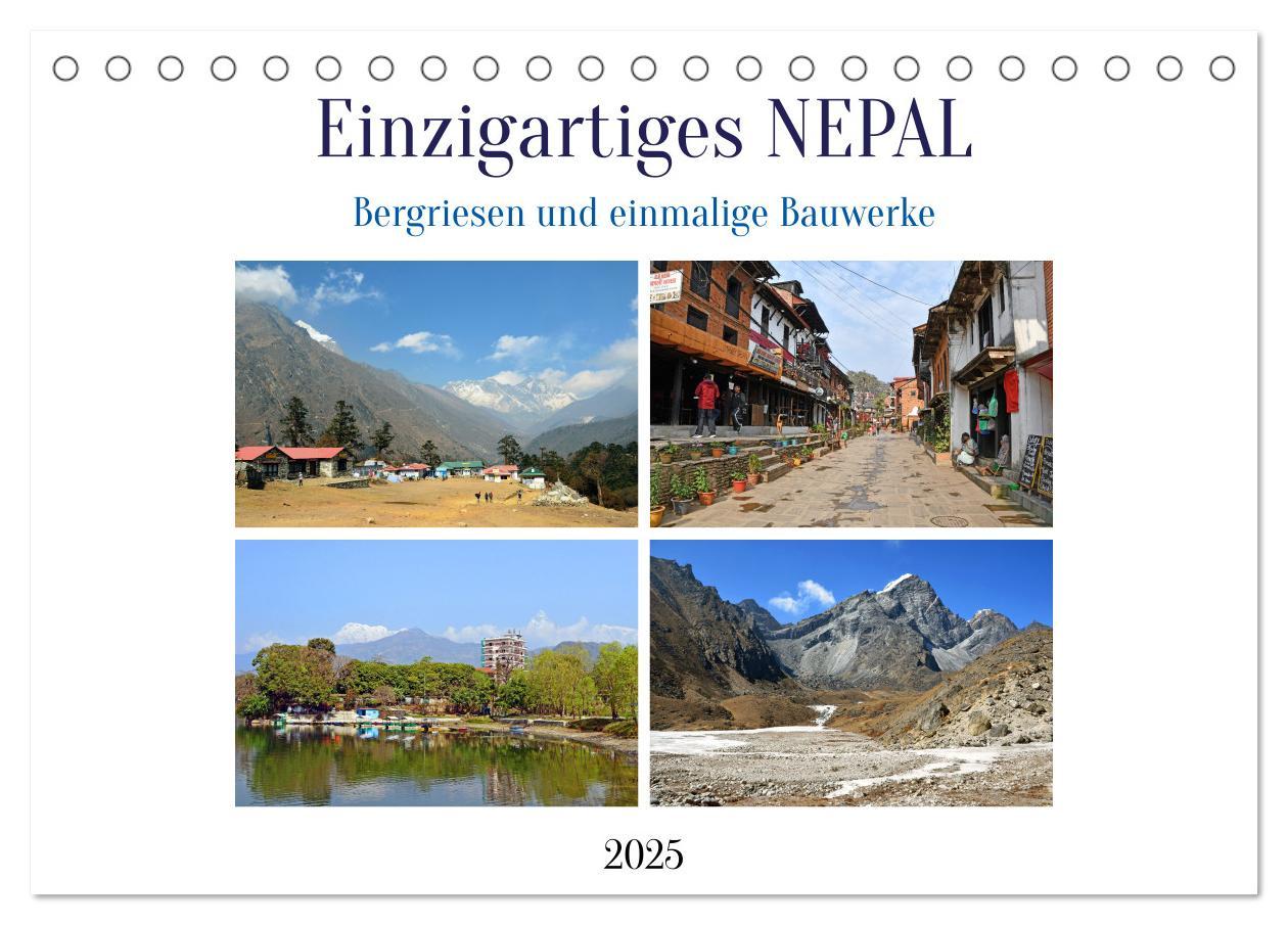 Cover: 9783383822858 | Einzigartiges NEPAL (Tischkalender 2025 DIN A5 quer), CALVENDO...