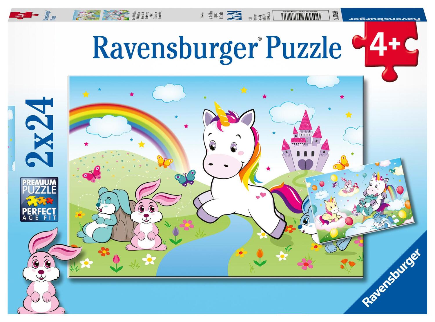 Cover: 4005556078288 | Märchenhaftes Einhorn - Puzzle mit 2X24 Teilen | Spiel | Deutsch