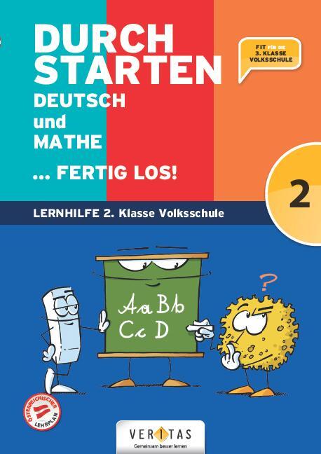 Cover: 9783710146244 | Durchstarten Volksschule 2. Klasse - Deutsch und Mathe ... fertig...