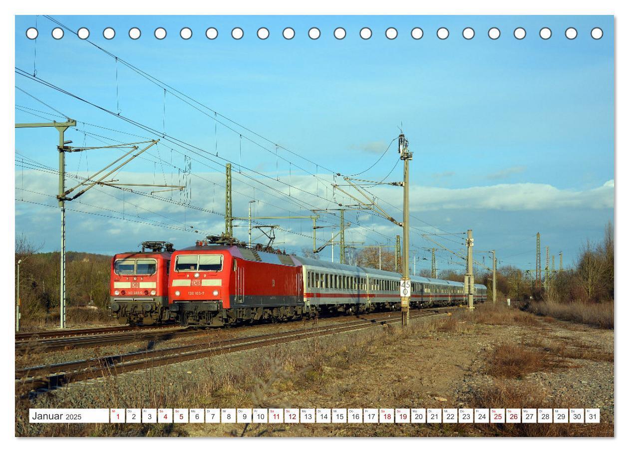 Bild: 9783457178461 | Die Baureihe 120 der Deutschen Bahn (Tischkalender 2025 DIN A5...