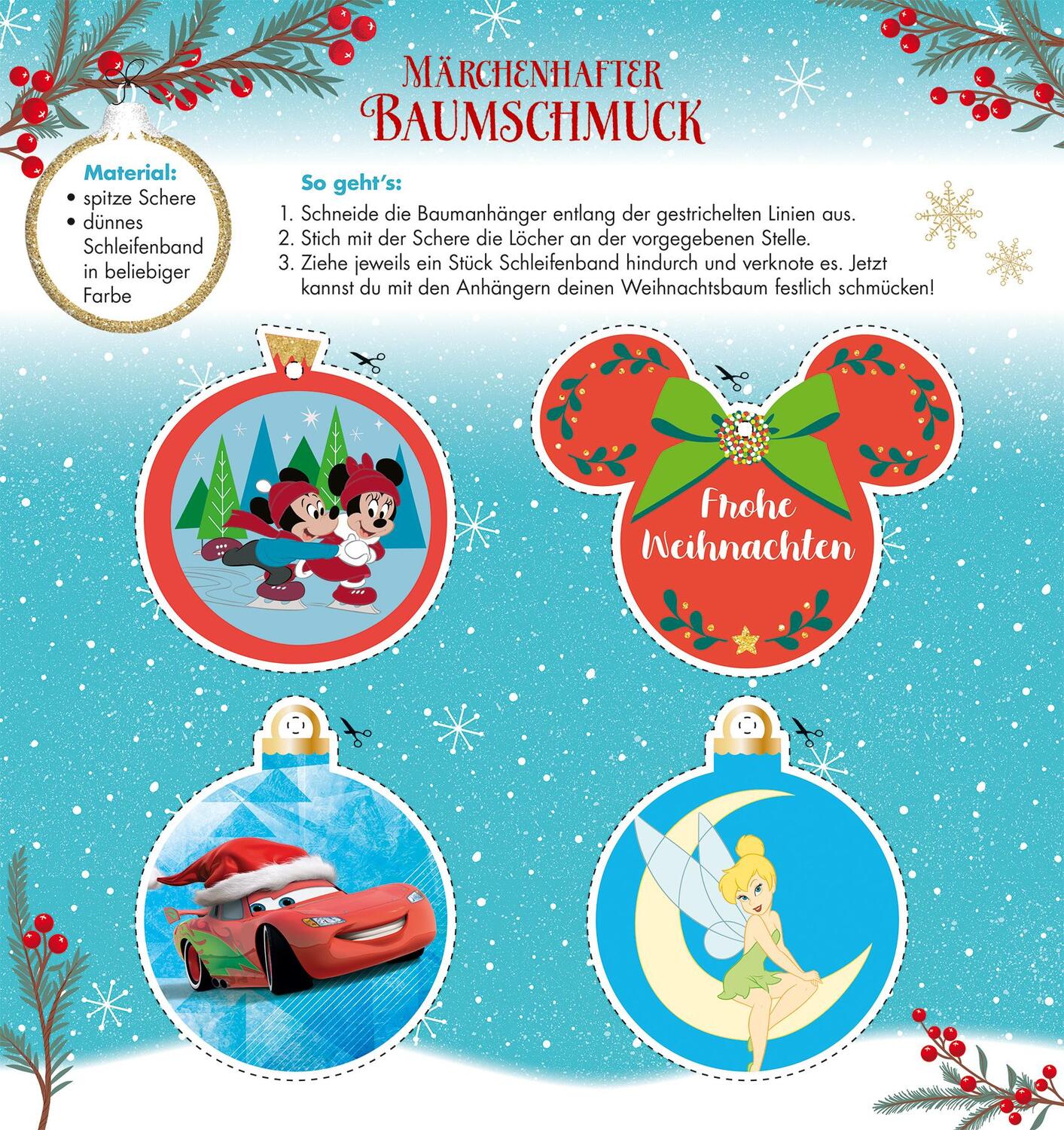 Bild: 9783833242229 | Disney: Mein großer Weihnachts-Bastelspaß | Panini | Taschenbuch