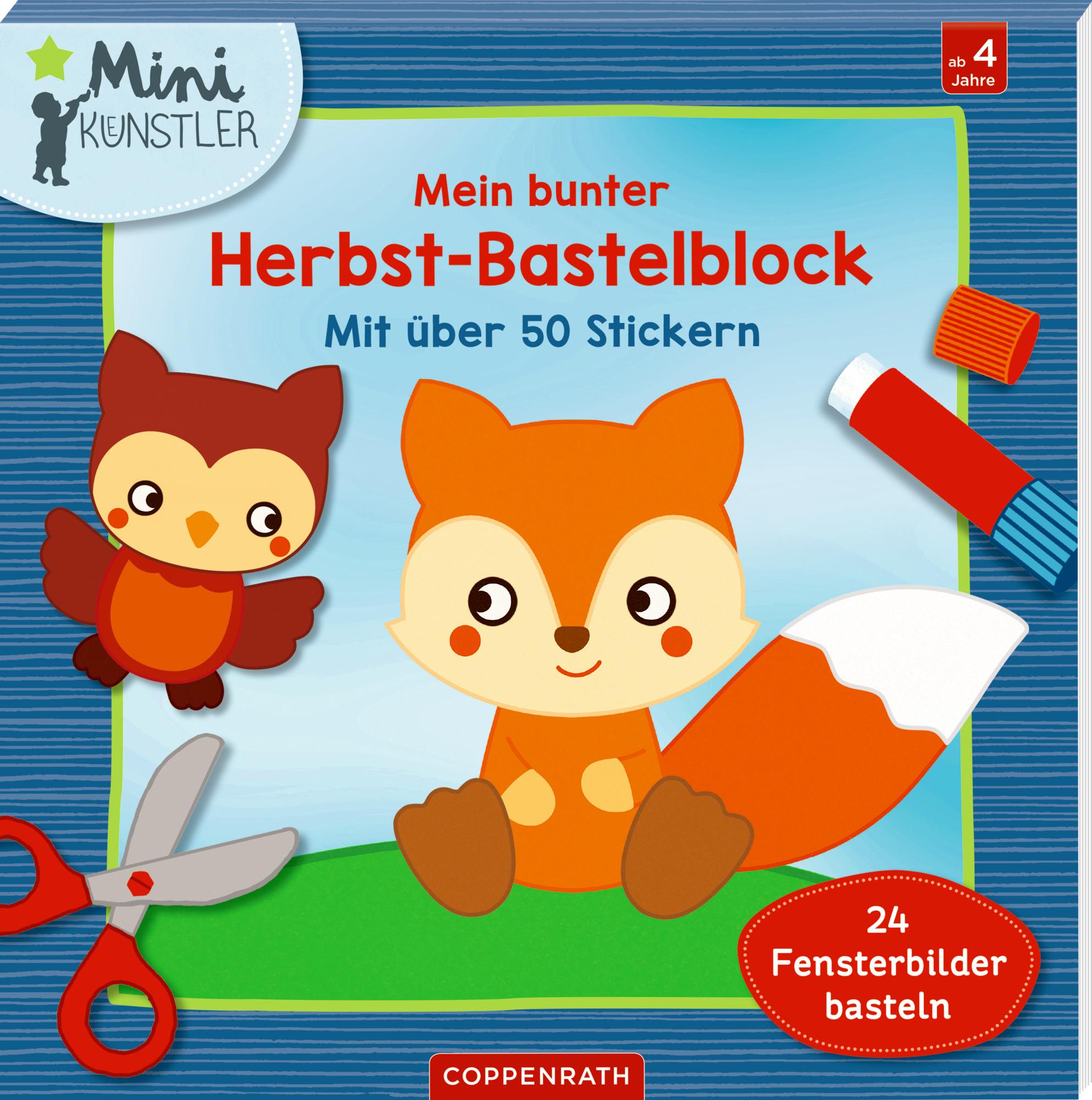 Cover: 9783649645016 | Mein bunter Herbst-Bastelblock | Taschenbuch | Mini-Künstler | 48 S.