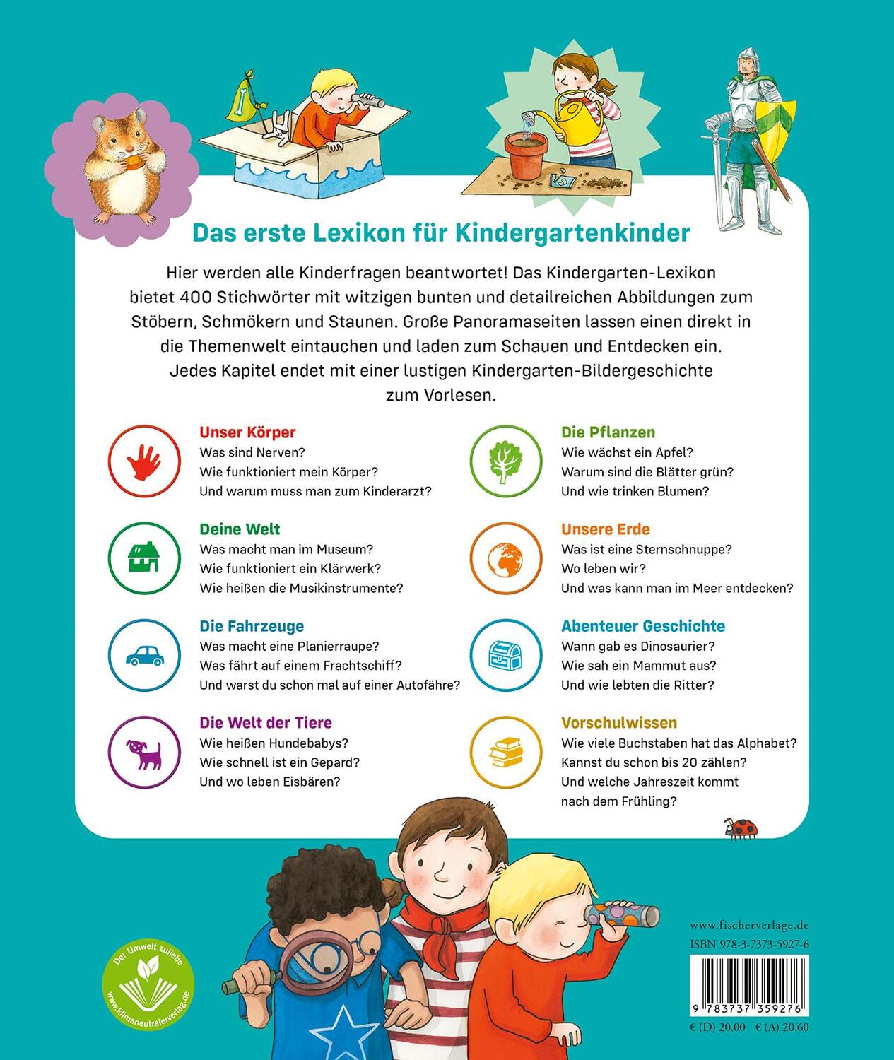 Rückseite: 9783737359276 | Das große Fischer Kindergarten-Lexikon | Christina Braun | Buch | 2022