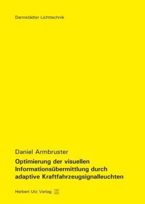 Cover: 9783831680375 | Optimierung der visuellen Informationsübermittlung durch adaptive...