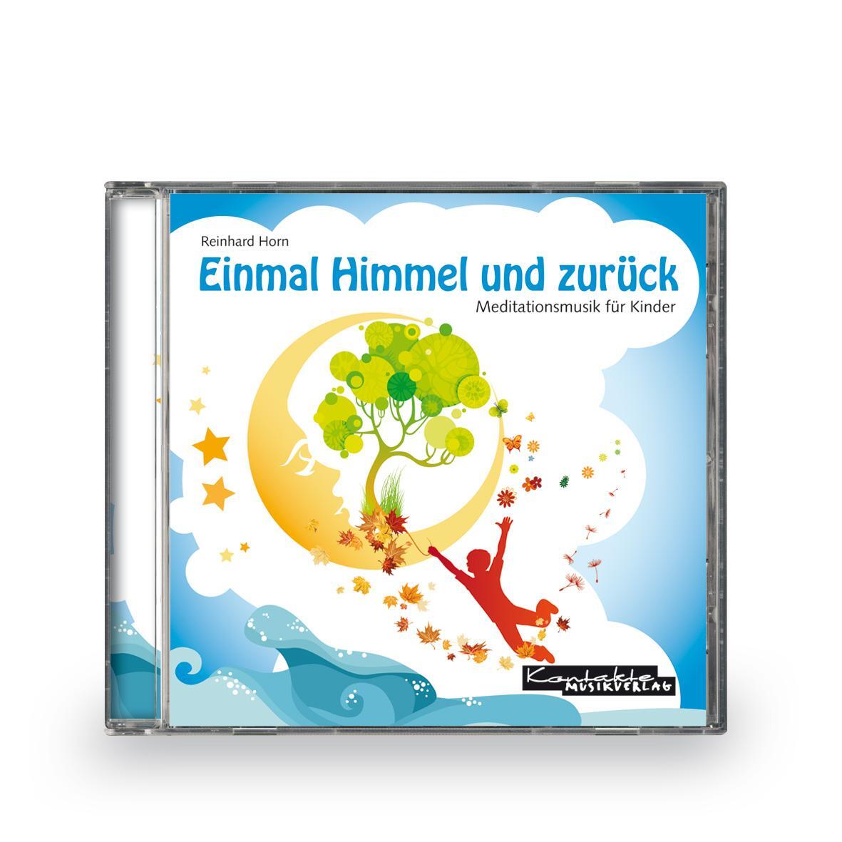 Cover: 9783896172624 | Einmal Himmel und zurück | Meditationsmusik für Kinder | Reinhard Horn