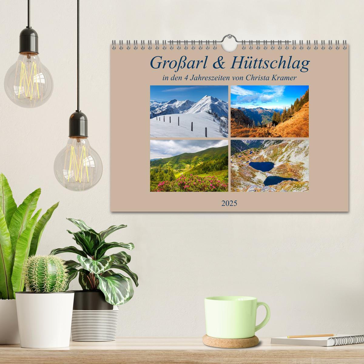 Bild: 9783435163595 | Großarl &amp; Hüttschlag (Wandkalender 2025 DIN A4 quer), CALVENDO...