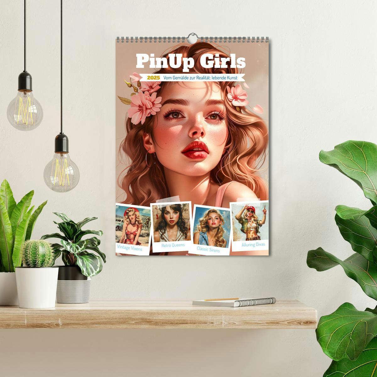 Bild: 9783383795763 | PinUp Girls (Wandkalender 2025 DIN A3 hoch), CALVENDO Monatskalender