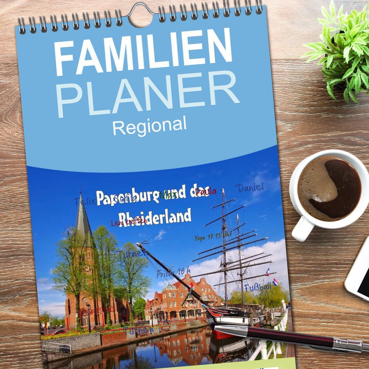 Bild: 9783457105740 | Familienplaner 2025 - Papenburg und das Rheiderland mit 5 Spalten...