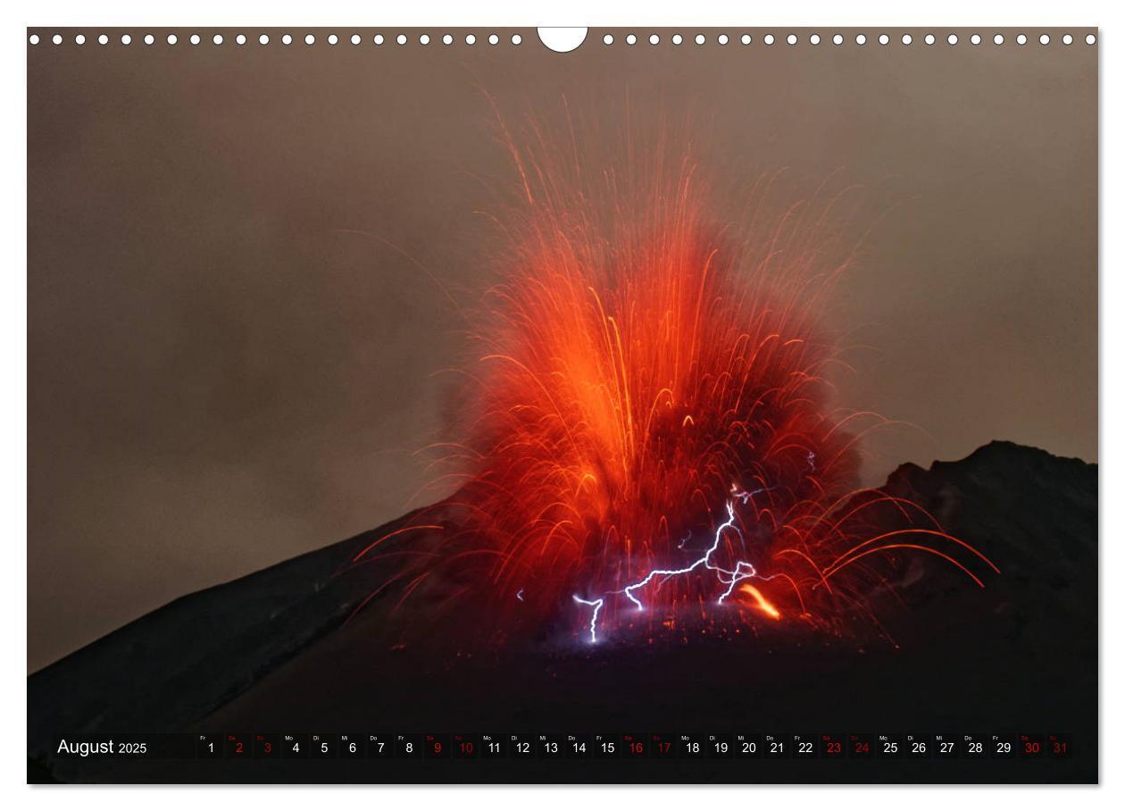 Bild: 9783435435968 | Vulkane - Magma, Lava, Eruptionen (Wandkalender 2025 DIN A3 quer),...