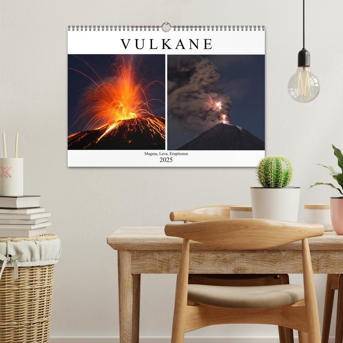 Bild: 9783435435968 | Vulkane - Magma, Lava, Eruptionen (Wandkalender 2025 DIN A3 quer),...