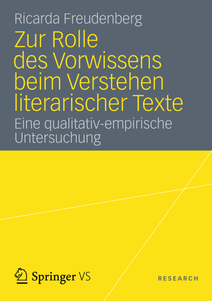 Cover: 9783531182605 | Zur Rolle des Vorwissens beim Verstehen literarischer Texte | Buch