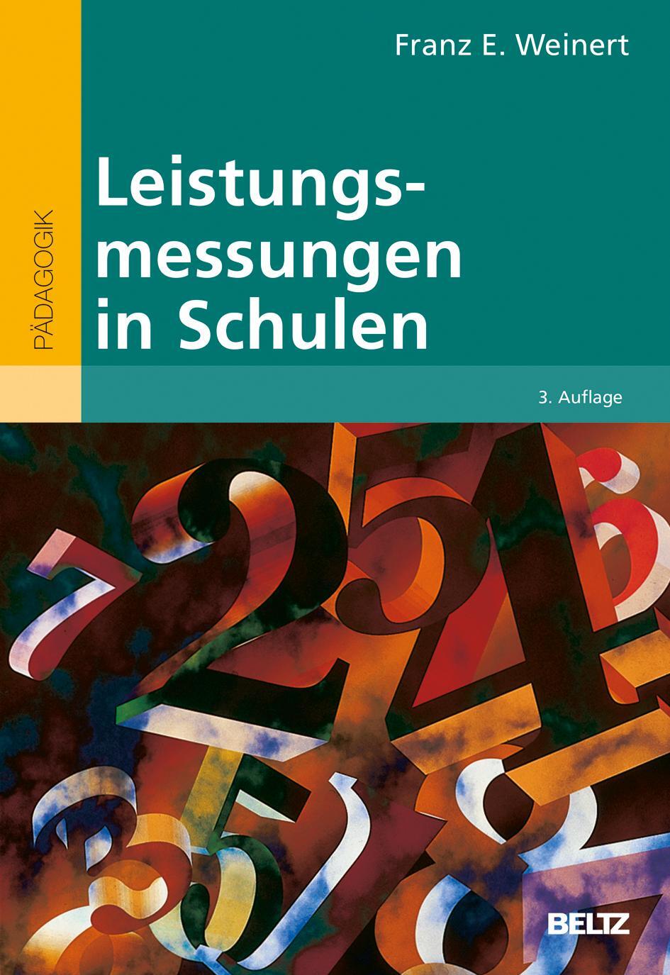 Cover: 9783407256904 | Leistungsmessungen in Schulen | Franz E. Weinert | Taschenbuch | 2014