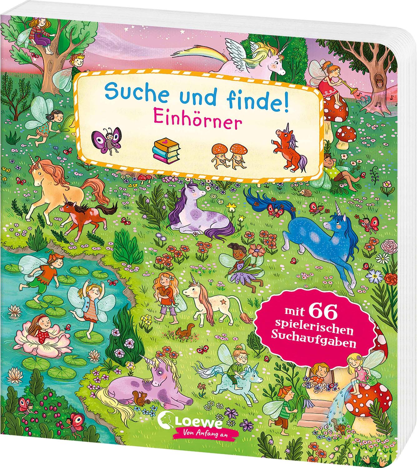 Cover: 9783743218604 | Suche und finde! Einhörner | Loewe Wimmelbücher | Buch | 24 S. | 2024