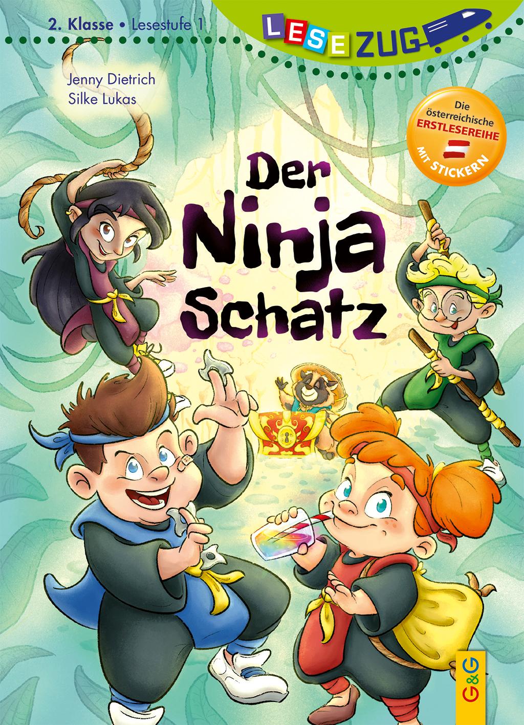 Cover: 9783707426731 | LESEZUG/2. Klasse - Lesestufe 1: Der Ninja-Schatz | Jenny Dietrich