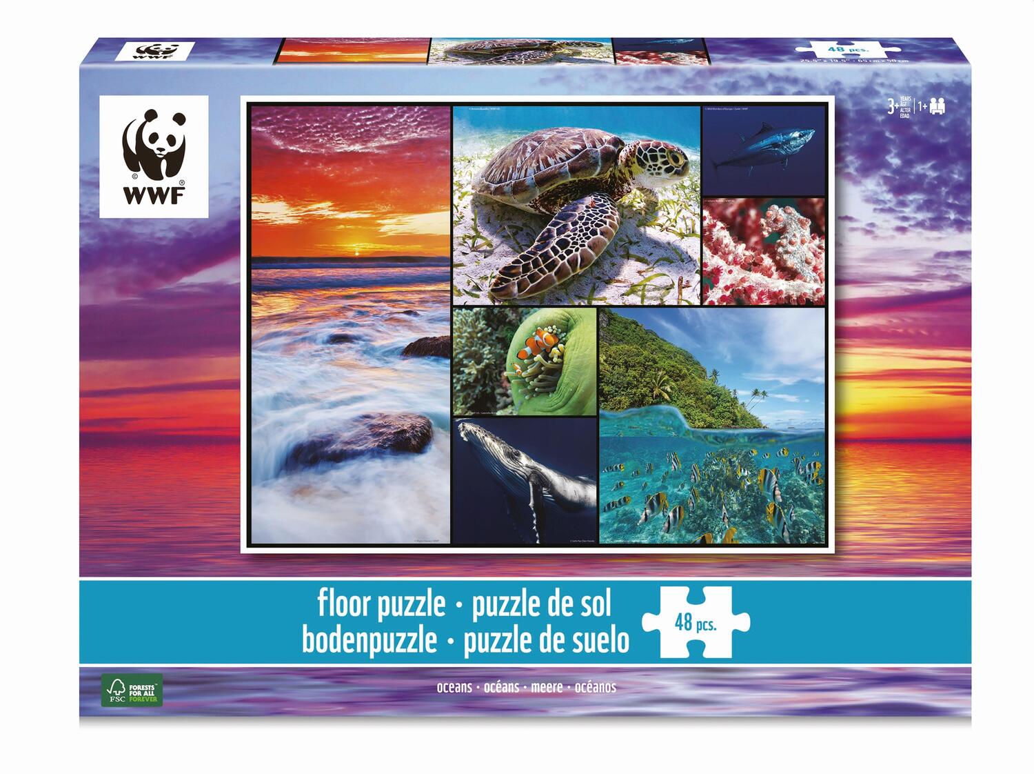 Cover: 4897049304819 | Ambassador - Bodenpuzzle Ozean 48 Teile | WWF-Collection | Ambassador