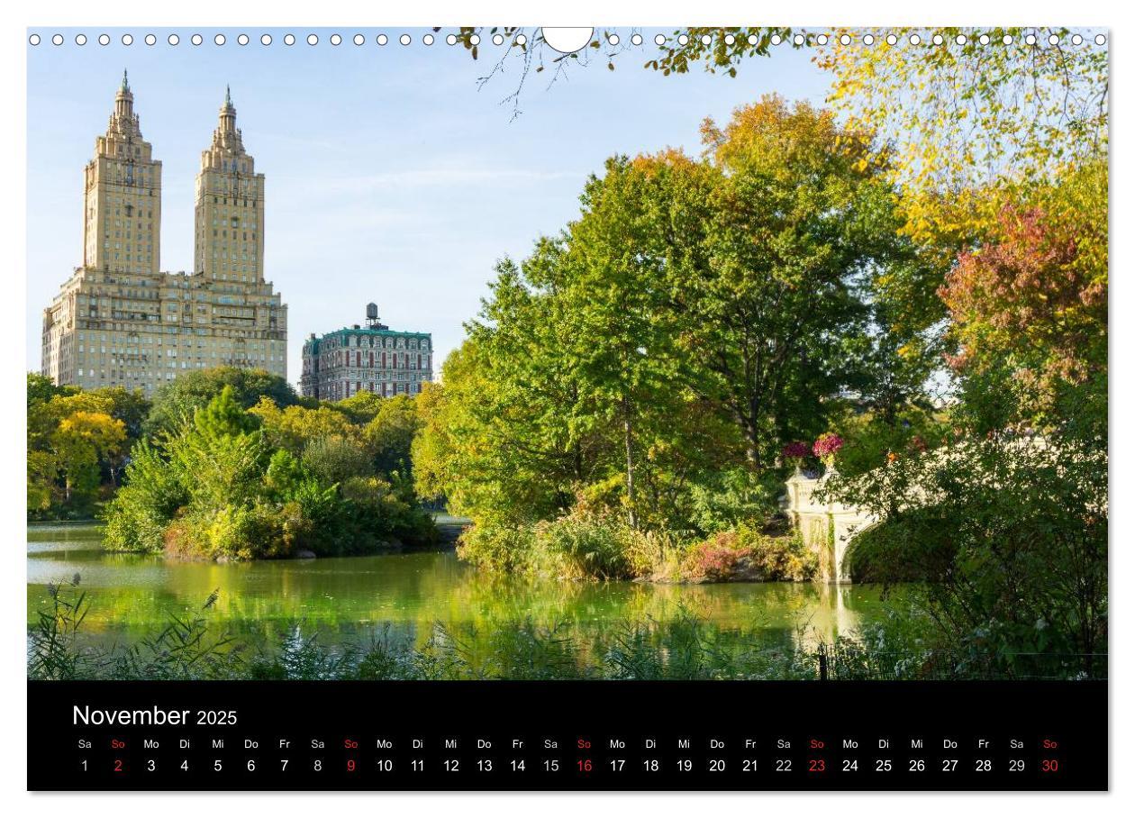 Bild: 9783435513093 | Herbst in New York (Wandkalender 2025 DIN A3 quer), CALVENDO...