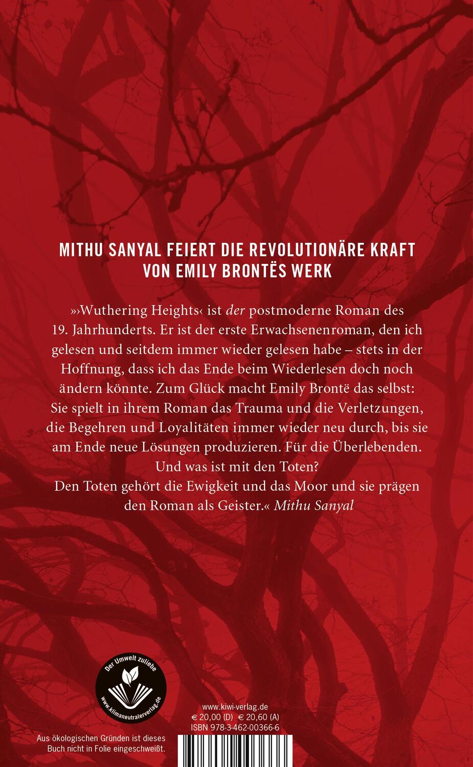 Rückseite: 9783462003666 | Mithu Sanyal über Emily Brontë | Mithu Sanyal | Buch | Deutsch | 2022