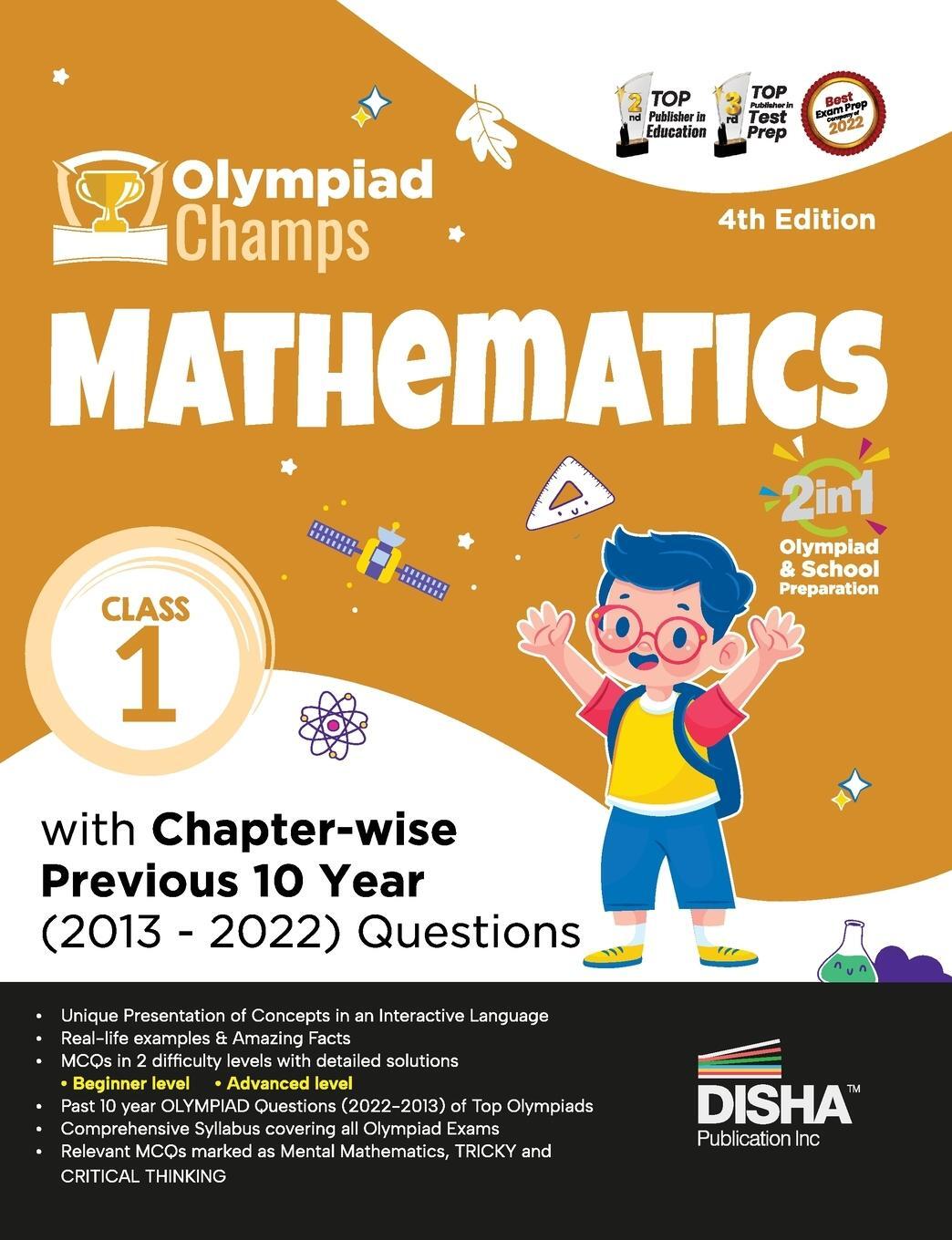 Cover: 9789355643964 | Olympiad Champs Mathematics Class 1 with Chapter-wise Previous 10...