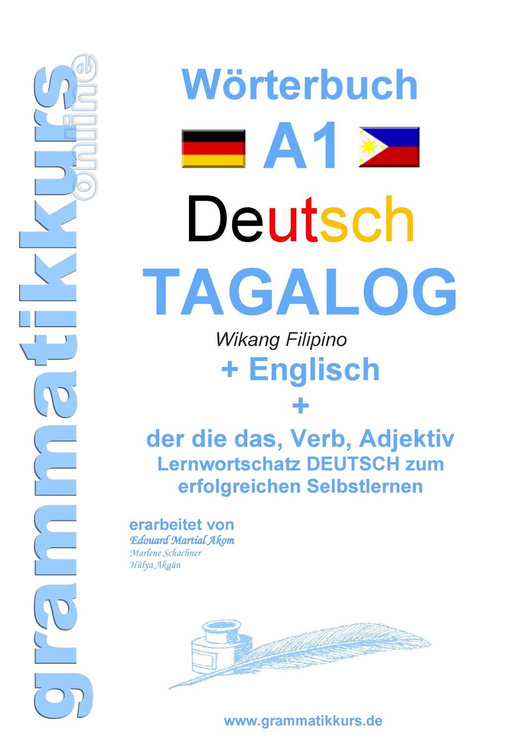 Cover: 9783738650624 | Wörterbuch Deutsch - Tagalog - Englisch A1 | Marlene Schachner | Buch