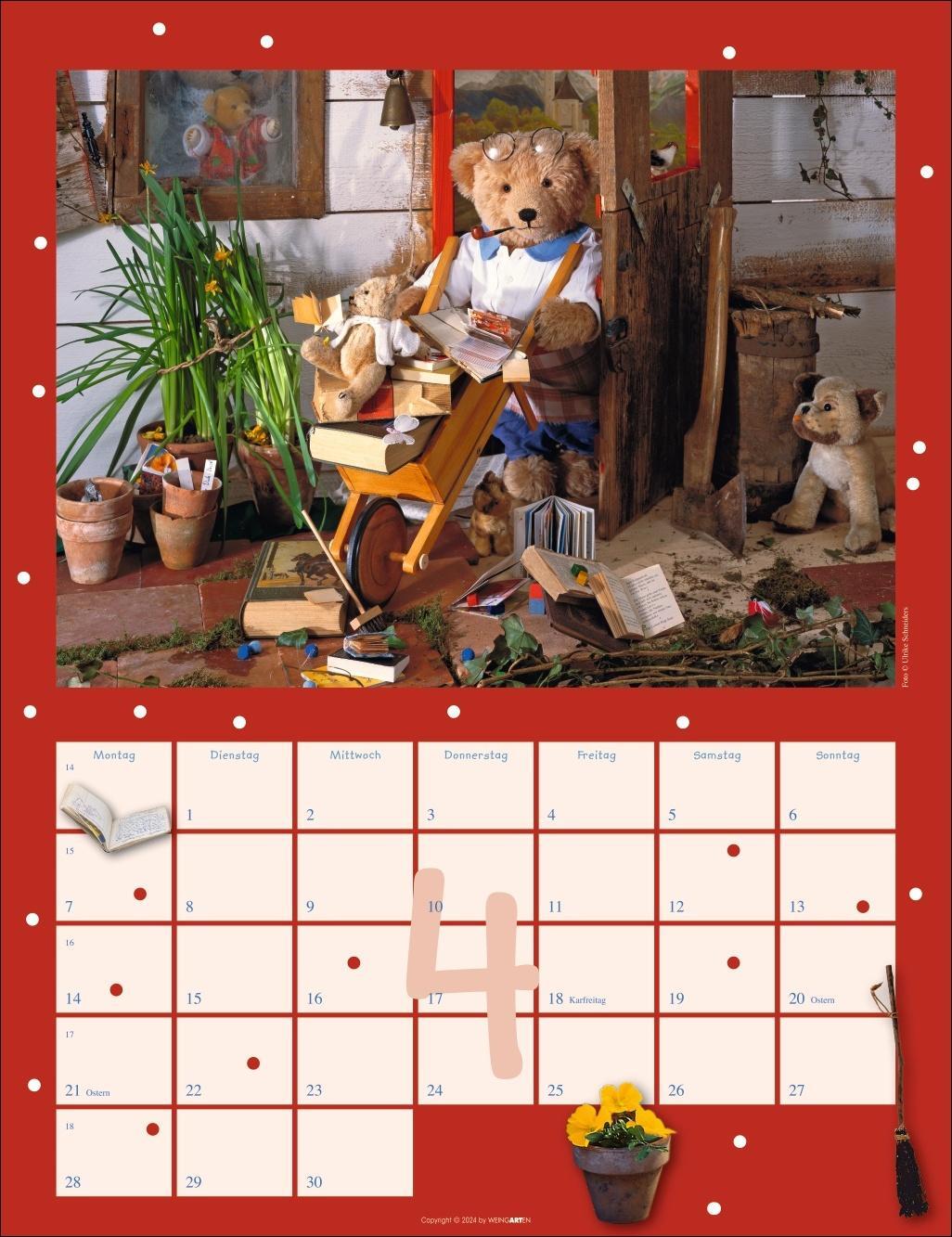 Bild: 9783839900512 | Teddybären Kalender 2025 | Kalender | Spiralbindung | 14 S. | Deutsch