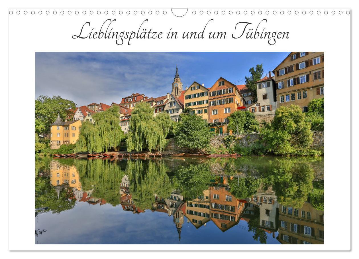 Cover: 9783435232048 | Lieblingsplätze in und um Tübingen (Wandkalender 2025 DIN A3 quer),...