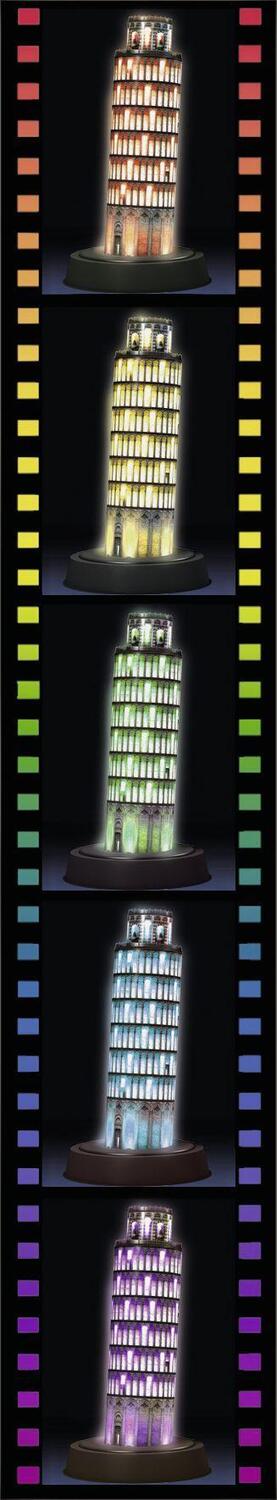 Bild: 4005556125159 | Pisaturm bei Nacht. 3D Puzzle 216 Teile | Spiel | Deutsch | 2017