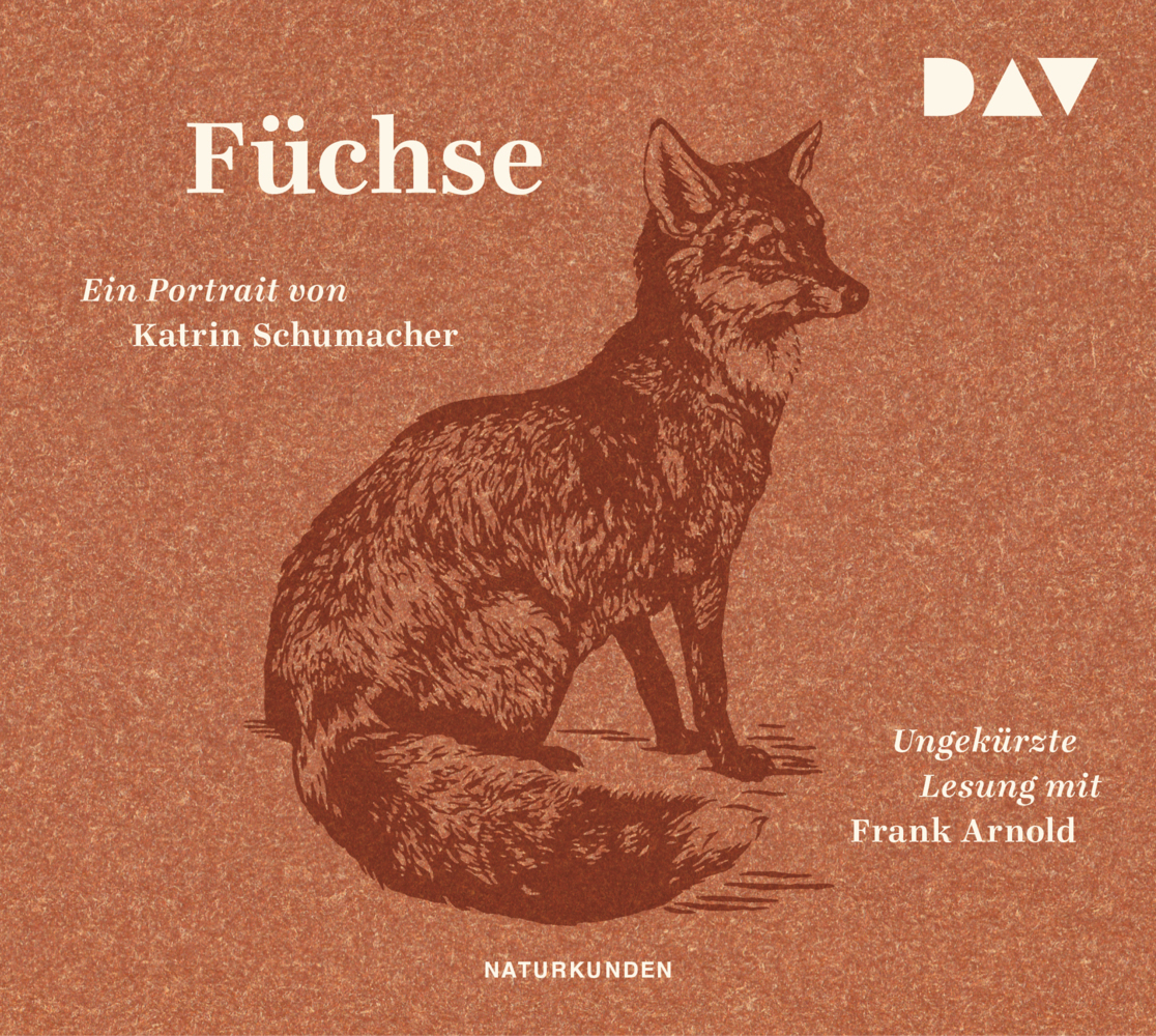 Cover: 9783742417206 | Füchse, 3 Audio-CD | Ein Portrait. Ungekürzte Lesung mit Frank Arnold