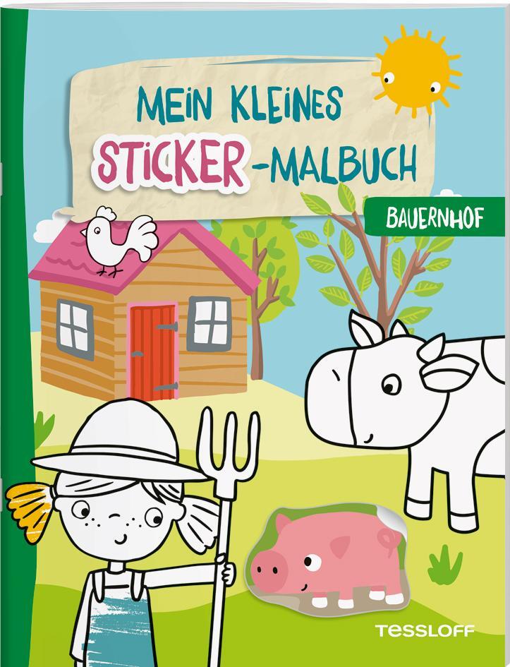 Cover: 9783788646813 | Mein kleines Sticker-Malbuch. Bauernhof | Alberta Kiel | Broschüre