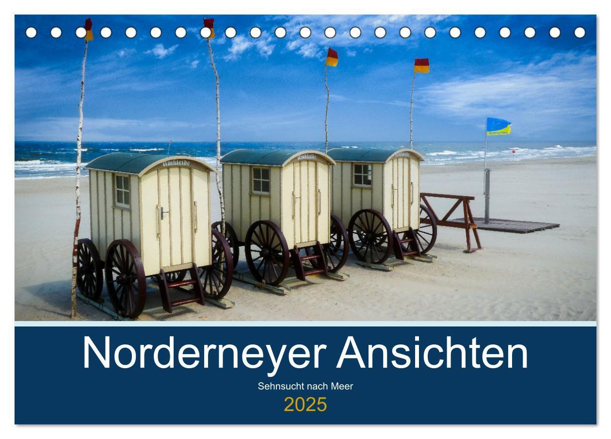 Cover: 9783435029389 | Norderneyer Ansichten (Tischkalender 2025 DIN A5 quer), CALVENDO...