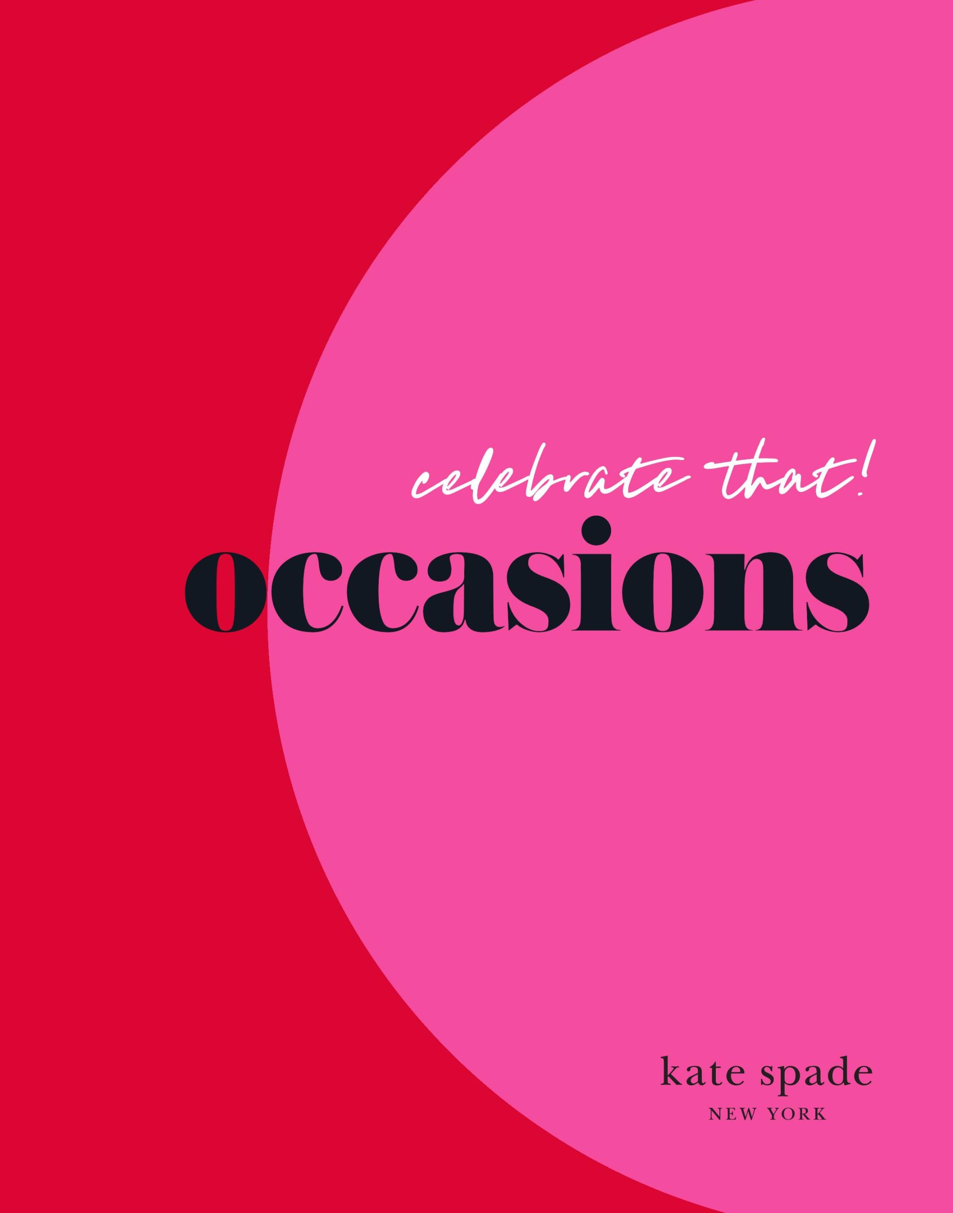 Cover: 9781419738630 | kate spade new york celebrate that: occasions | Kate Spade New York