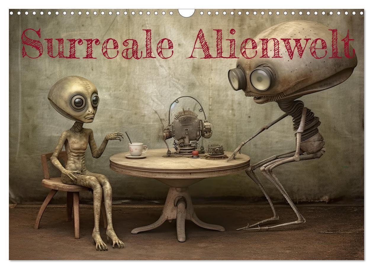 Cover: 9783383844522 | Surreale Alienwelt (Wandkalender 2025 DIN A3 quer), CALVENDO...