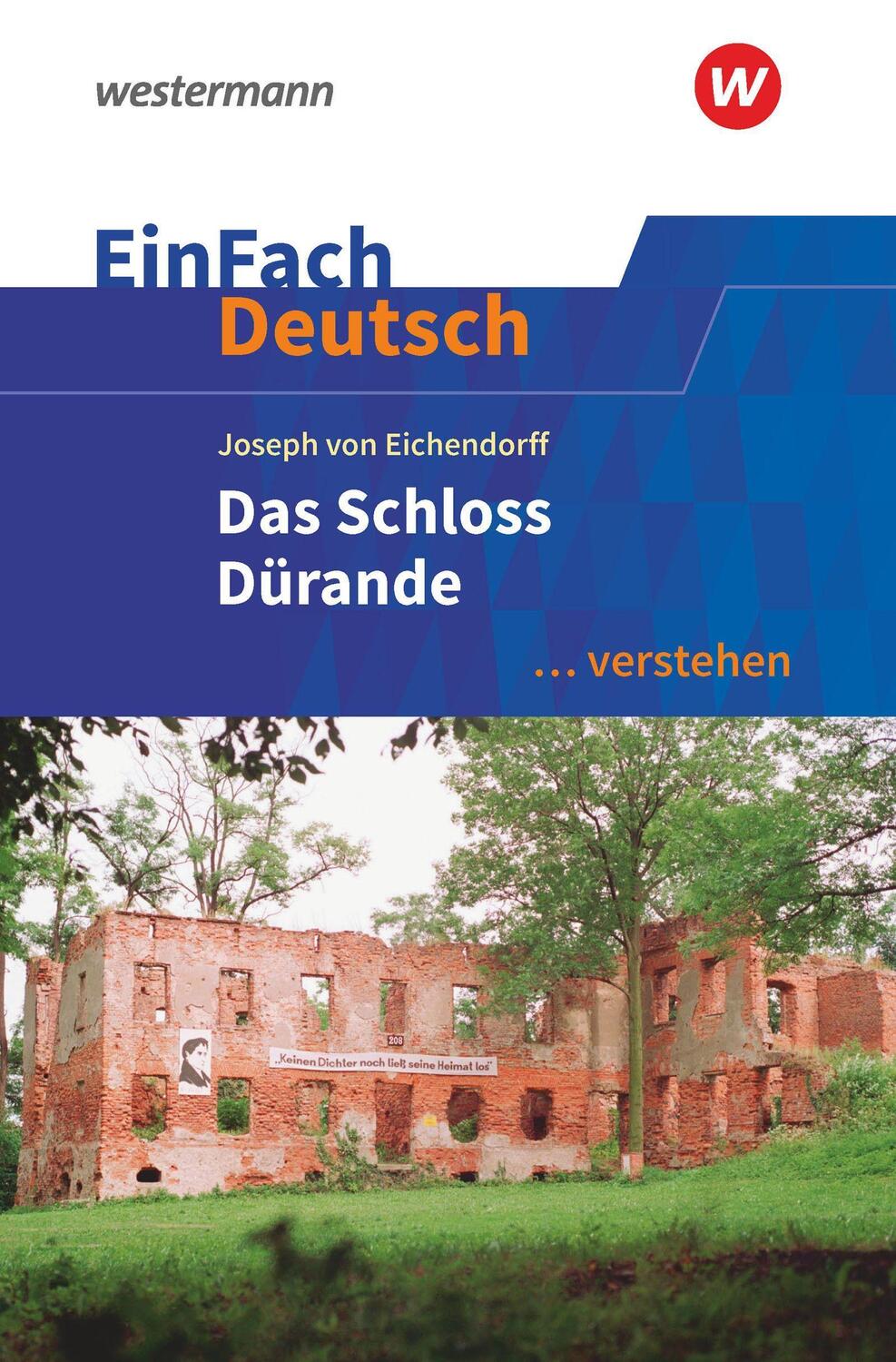 Cover: 9783140227117 | EinFach Deutsch ... verstehen. Eichendorff: Das Schloß Dürande | Buch