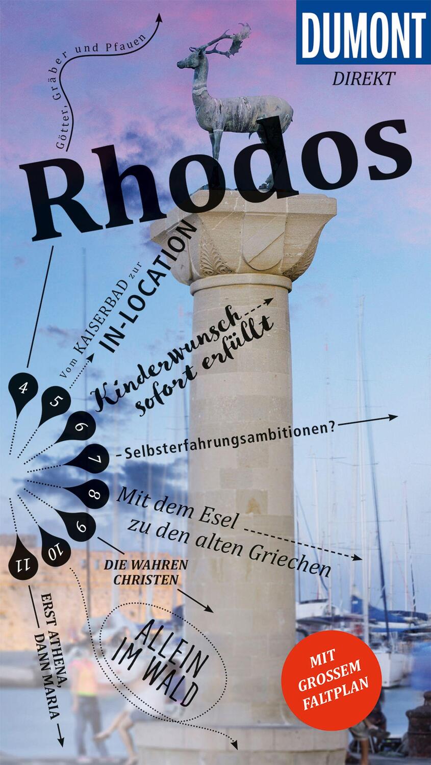 Cover: 9783616000084 | DuMont direkt Reiseführer Rhodos | Mit großem Faltplan | Latzke | Buch