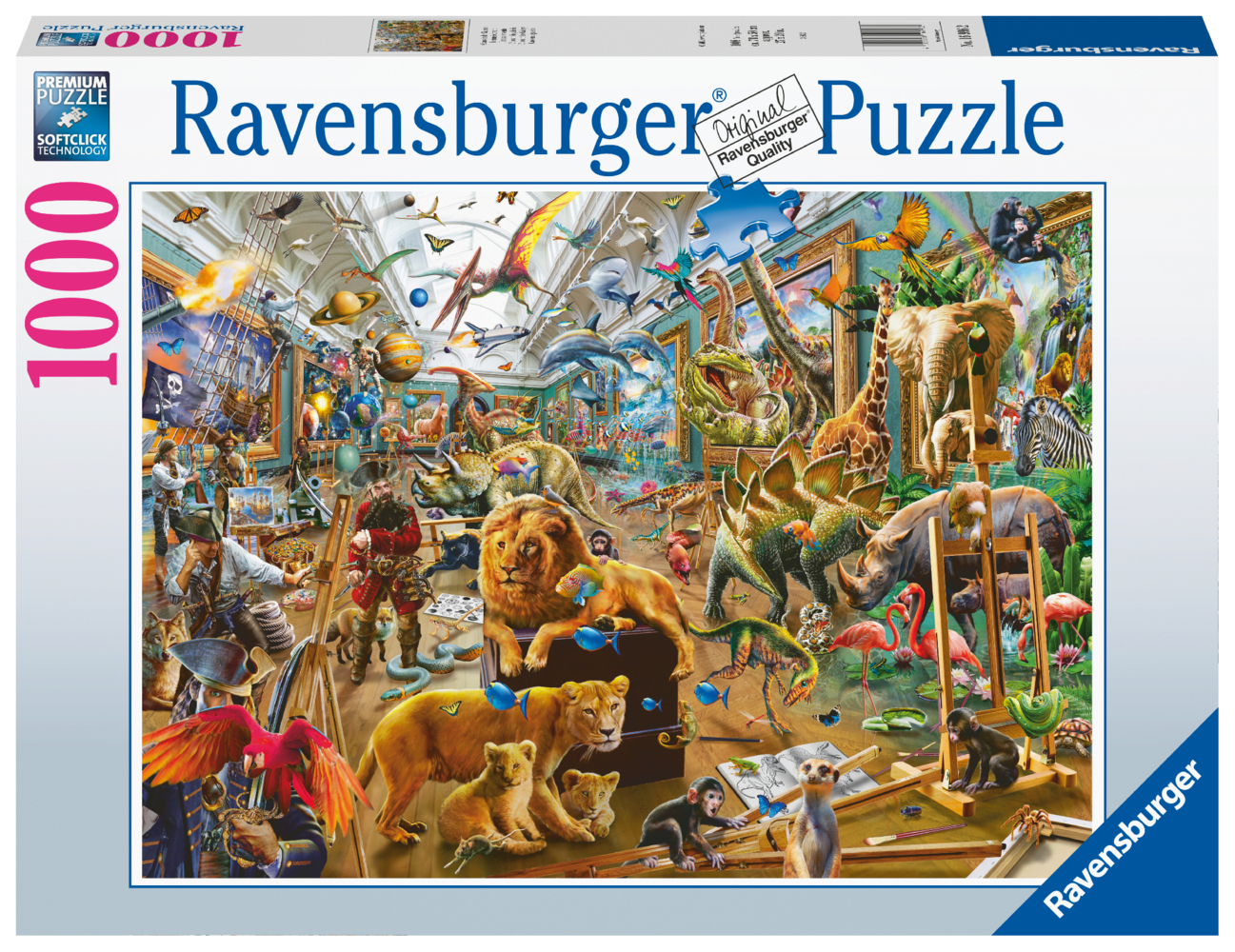 Cover: 4005556169962 | Ravensburger Puzzle - Chaos in der Galerie - 1000 Teile | Spiel | 2022