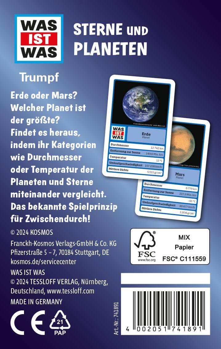 Bild: 4002051741891 | WAS IST WAS Trumpf: Sterne und Planeten | Spiel | Spiel | 741891