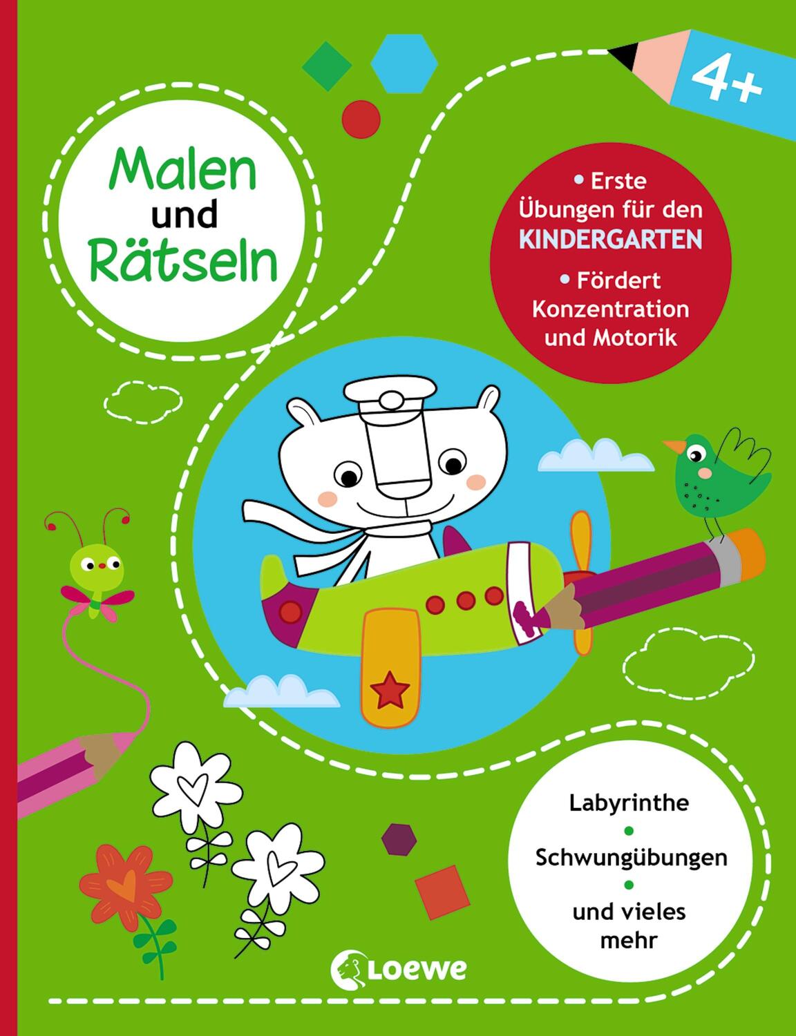Cover: 9783743209886 | Malen und Rätseln - Erste Übungen für den Kindergarten (4+) | Buch