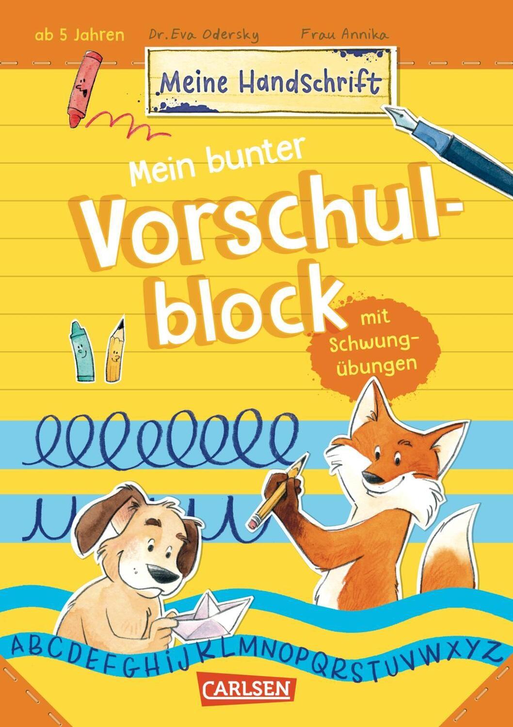 Cover: 9783551189622 | Mein bunter Vorschulblock mit Schwungübungen | Eva Odersky | Buch