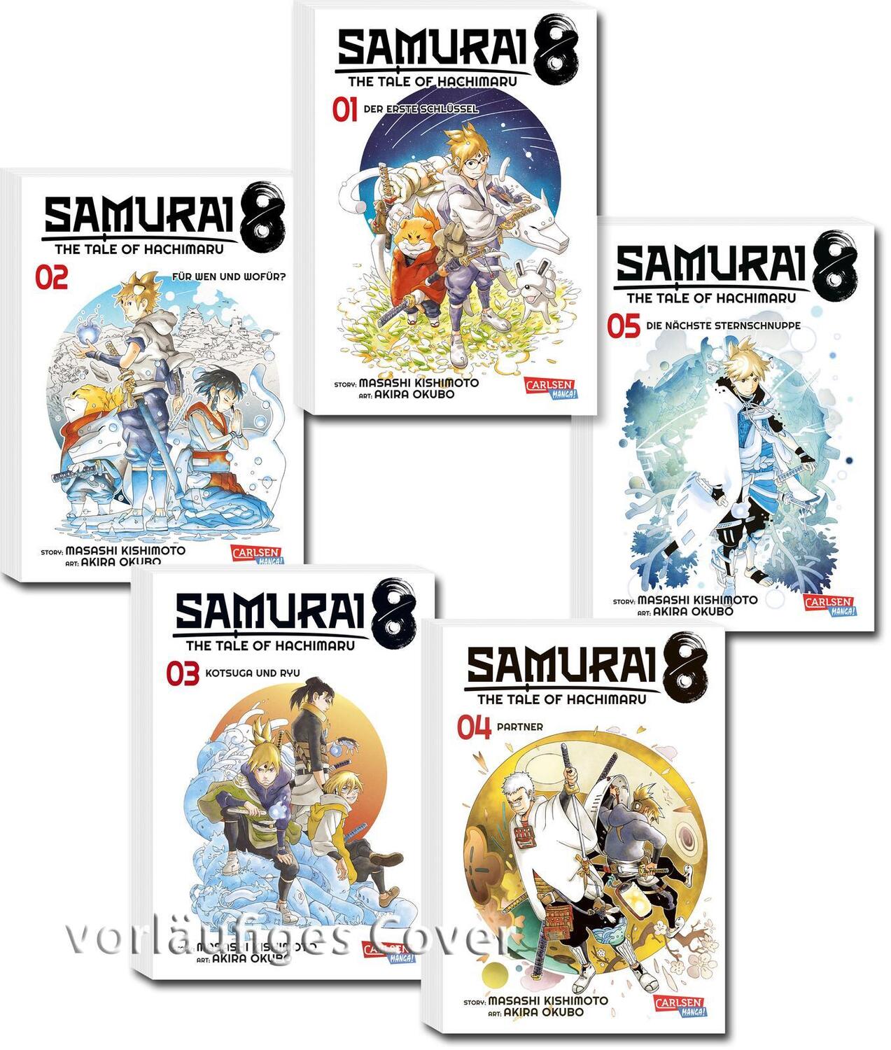 Cover: 9783551027504 | Samurai8 Komplettpack 1-5 | Masashi Kishimoto (u. a.) | Box | Samurai8