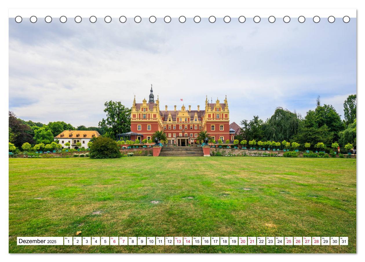 Bild: 9783435247332 | Schloss Bad Muskau (Tischkalender 2025 DIN A5 quer), CALVENDO...