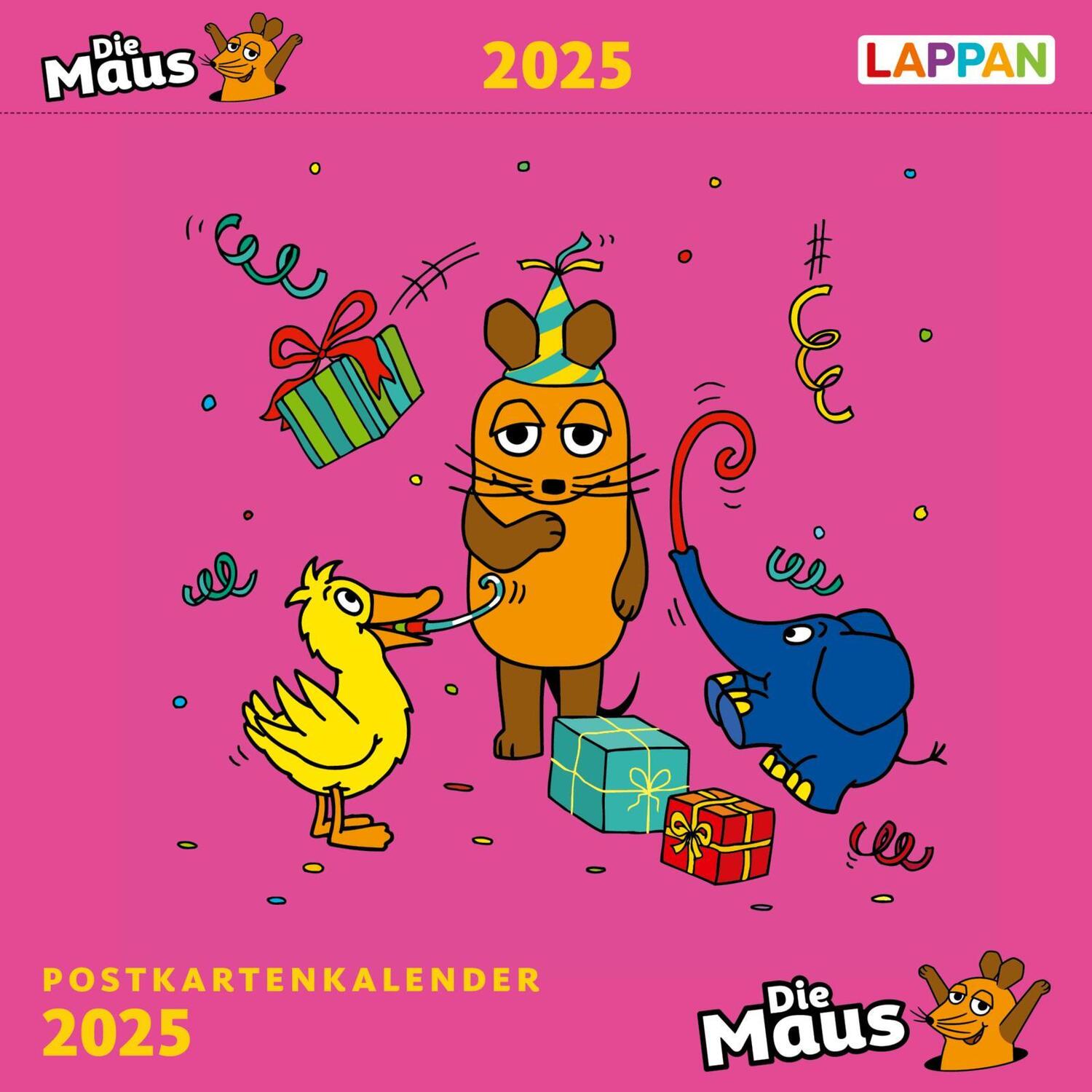 Cover: 9783830320449 | Der Kalender mit der Maus - Postkartenkalender 2025 | Lappan Verlag