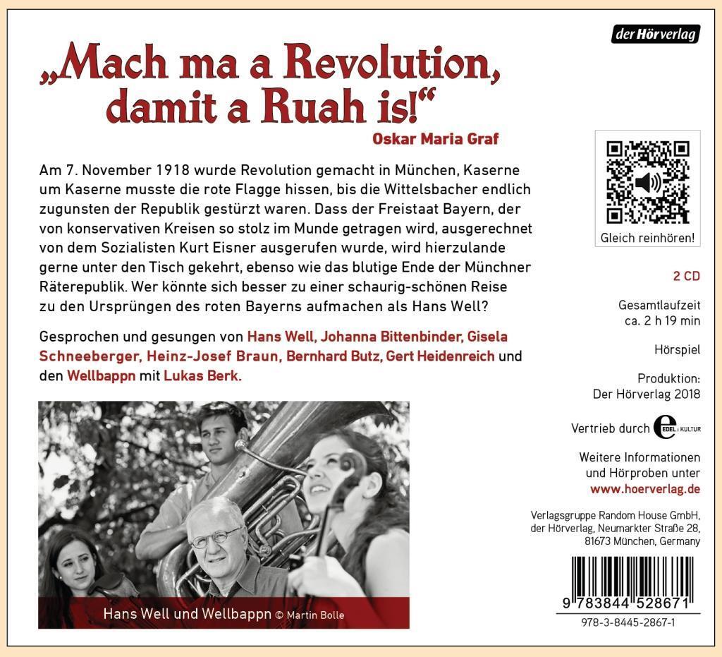 Bild: 9783844528671 | Rotes Bayern - Es lebe der Freistaat | Hans Well | Audio-CD | Deutsch