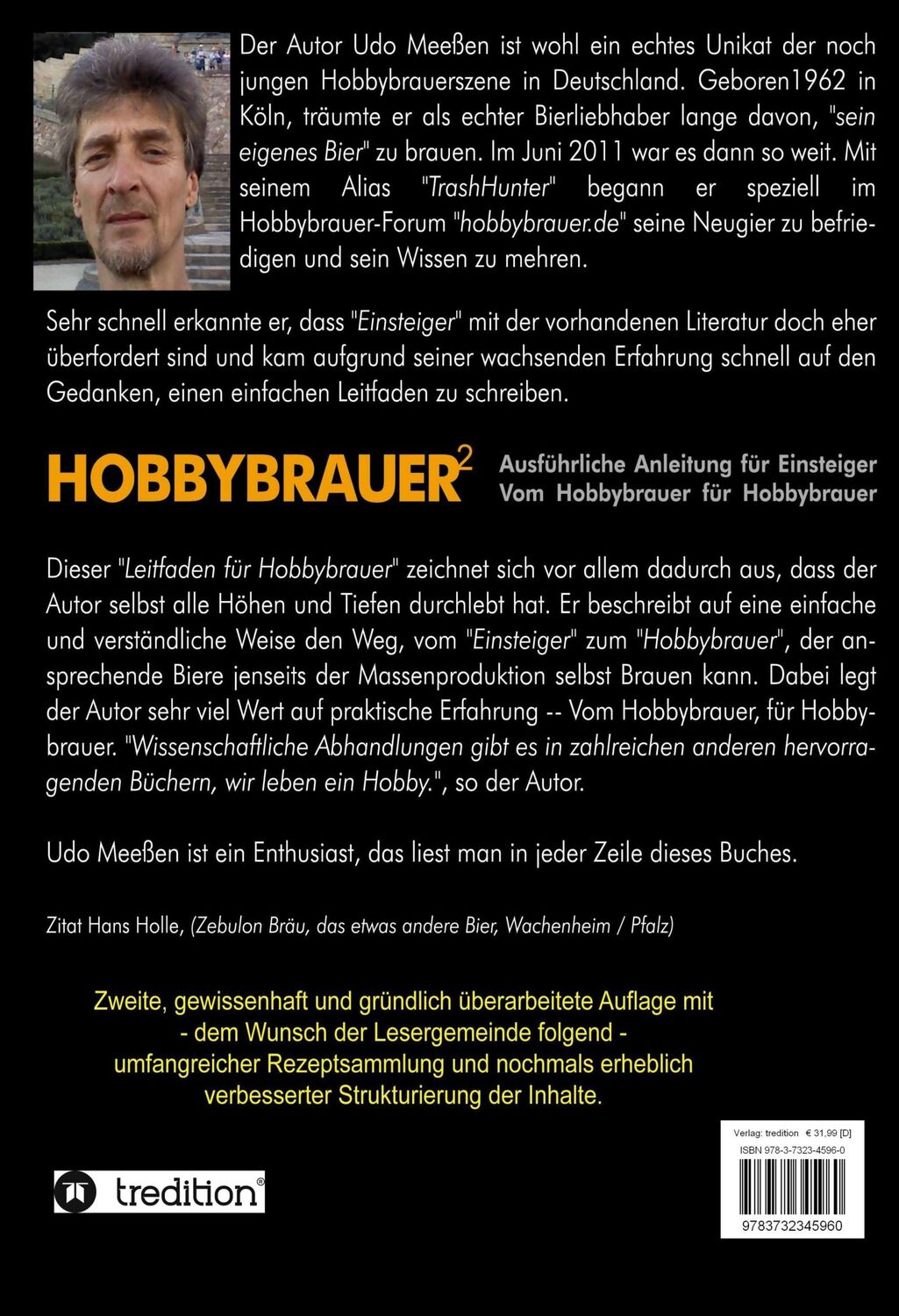 Rückseite: 9783732345960 | Hobbybrauer | Ein Leitfaden für Einsteiger | Udo Meeßen | Buch | 2017