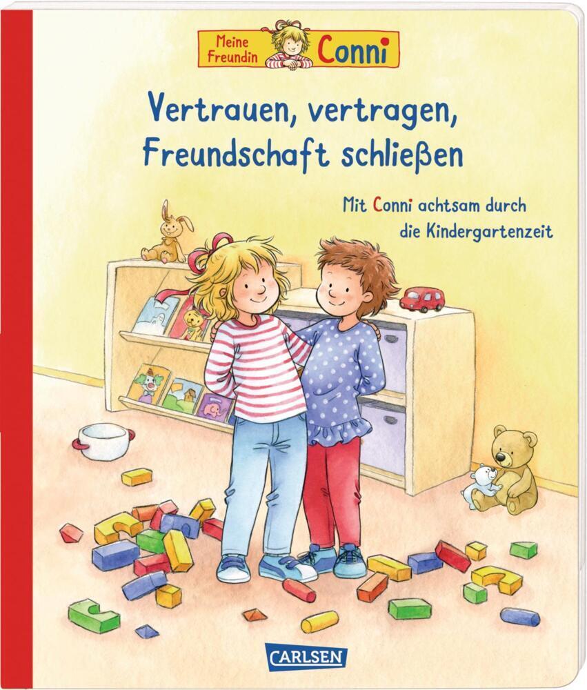 Cover: 9783551518354 | Conni-Pappbilderbuch: Vertrauen, vertragen, Freundschaft schließen....