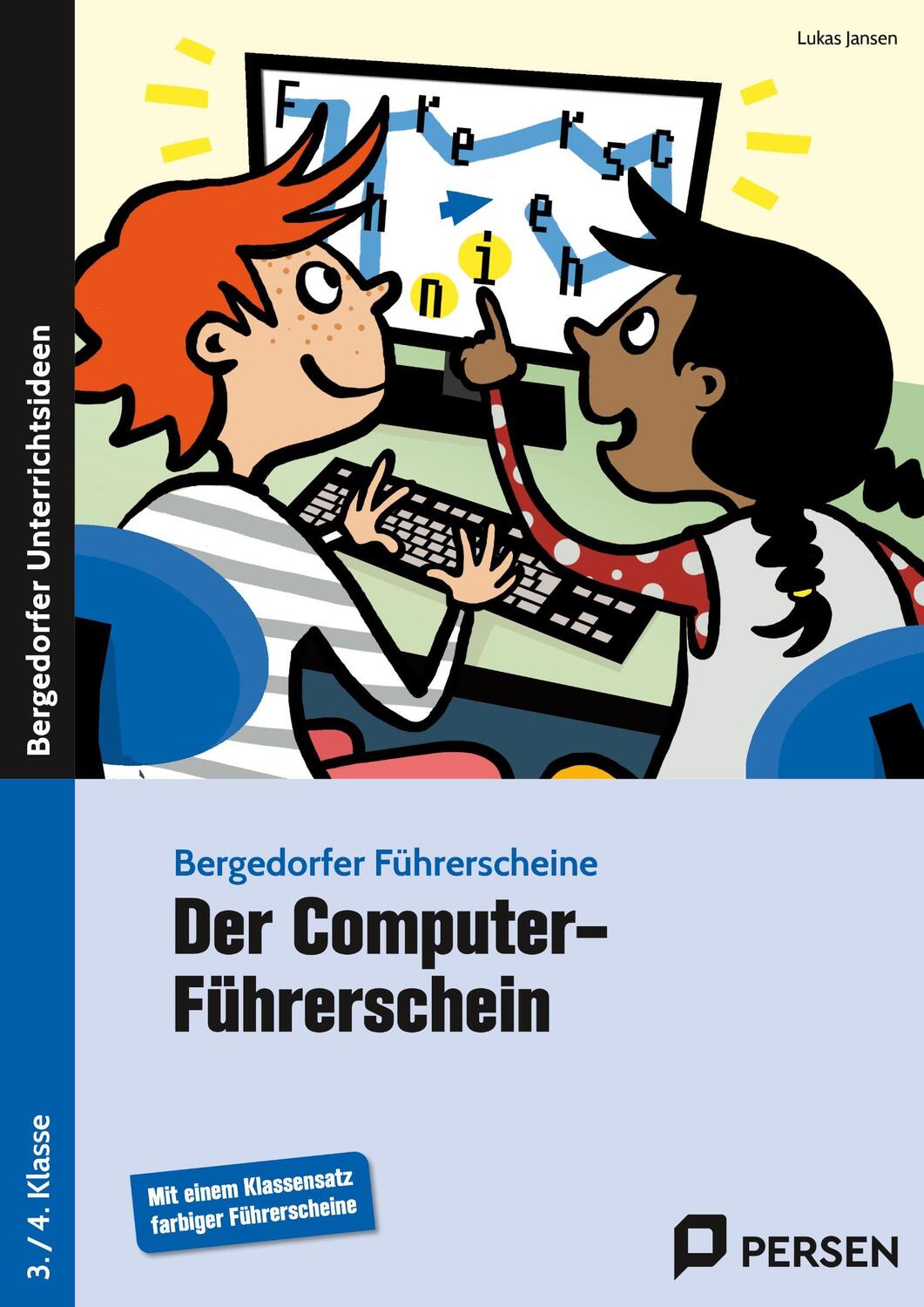 Cover: 9783403209669 | Der Computer-Führerschein | 3./4. Klasse | Lukas Jansen | Taschenbuch