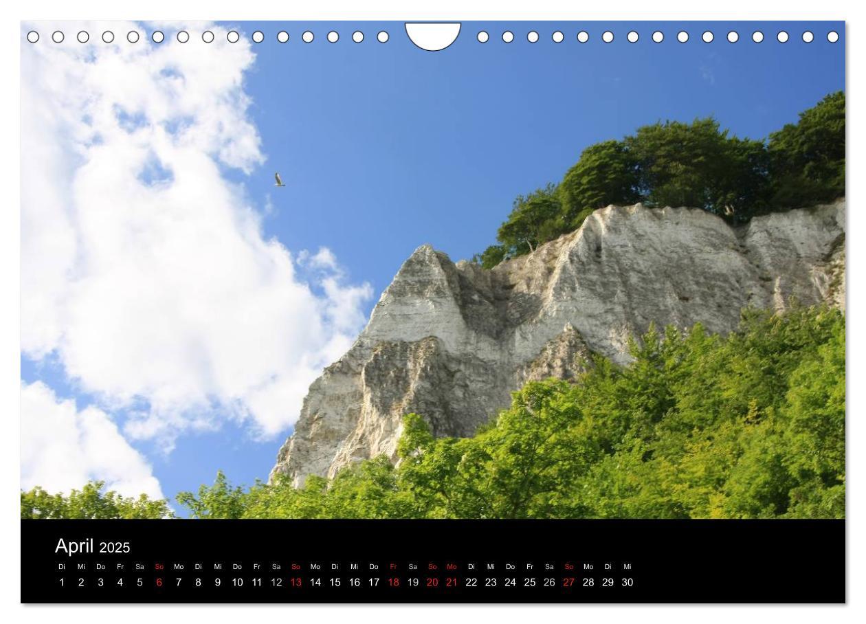 Bild: 9783435841820 | Rügen (Wandkalender 2025 DIN A4 quer), CALVENDO Monatskalender | Hill