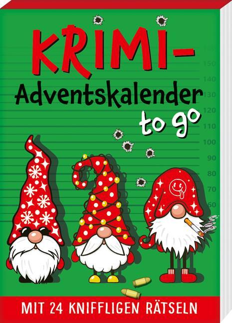 Cover: 9783780613936 | Krimi-Adventskalender to go 5 | Mit 24 kniffligen Rätseln | Schwarz
