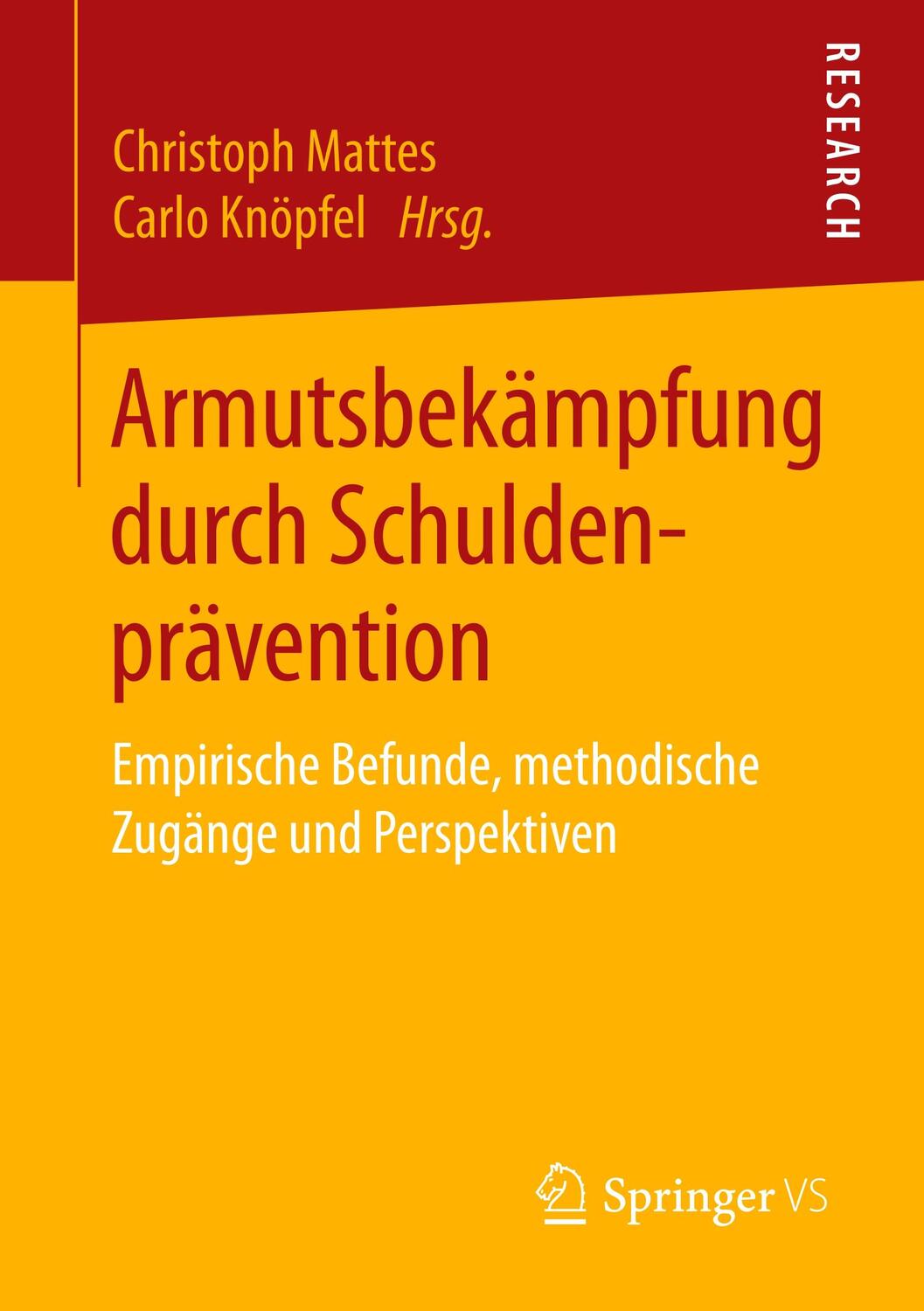 Cover: 9783658239336 | Armutsbekämpfung durch Schuldenprävention | Carlo Knöpfel (u. a.)