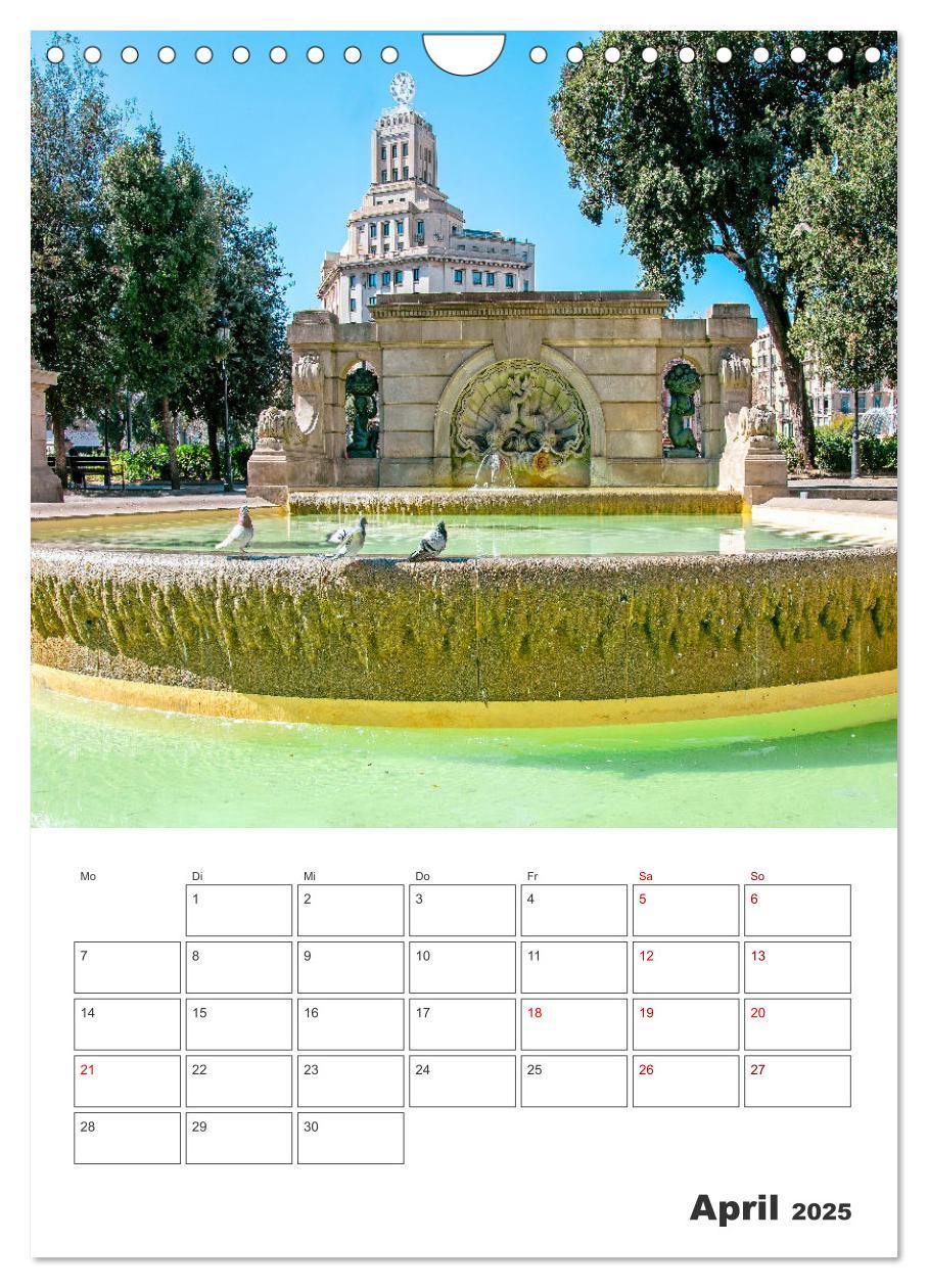 Bild: 9783435899883 | Barcelona - Urlaubsplaner (Wandkalender 2025 DIN A4 hoch), CALVENDO...